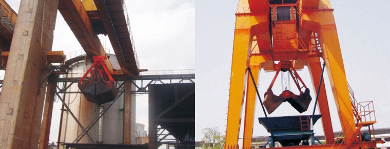Lifting and Handling of the Double Girder Grab Crane