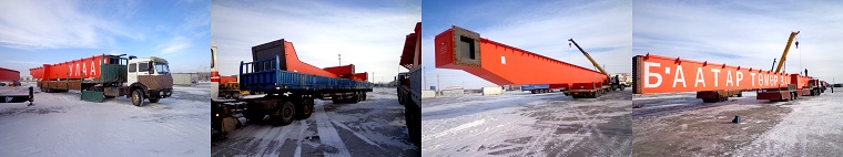 A-type gantry crane delivery in Erlian Customs
