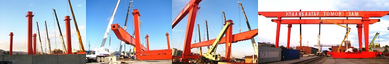50Ton gantry crane installation