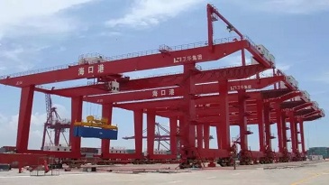 Rail type  container  gantry crane