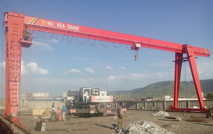 Cement Plant  electric hoist gantry crane