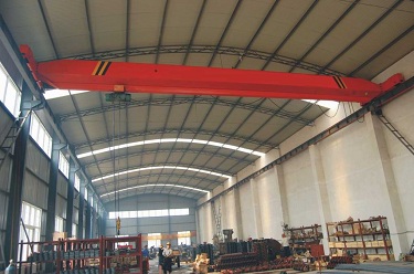 Warehouse single girder overhead crane