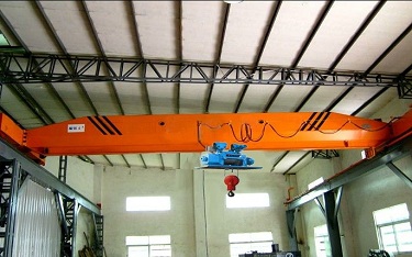 metal shop single girder overhead crane