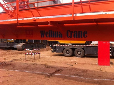 Mining overhead crane installation 1