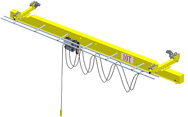 Suspension monorail crane