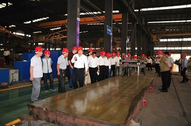 Crane manufacturer visit - Weihua Cranes manufacturing workshop